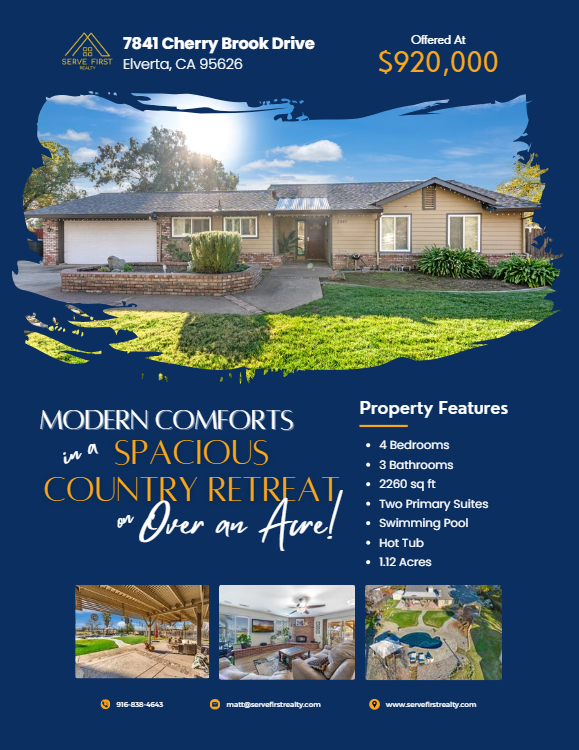 Marketing flyer design