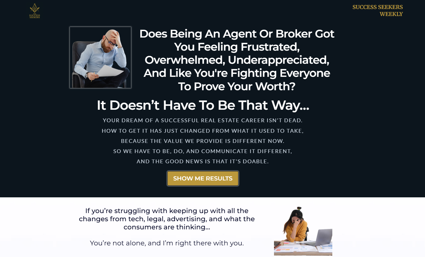 Newsletter Opt-In Landing Page